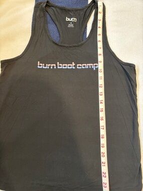 burn boot camp Women’s Black Racerback Tank Top